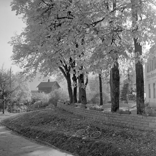 Bahnhof in Fischen, 1952