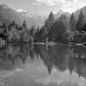 Sommerstimmung am Christlesee in Oberstdorf, 1939