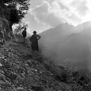 Morgendlicher Aufbruch ins Bärgründle, 1939