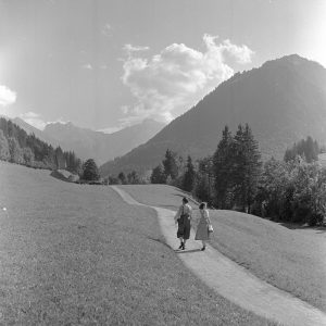 Weite Landschaft bei Oberstdorf, 1951