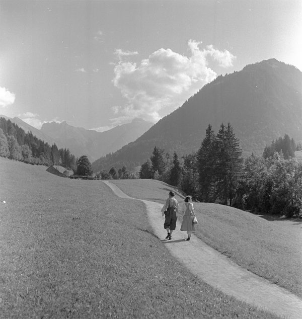Weite Landschaft bei Oberstdorf, 1951