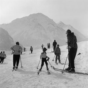 Skiplatz am Luipoldbad, 1952