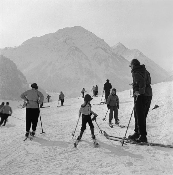 Skiplatz am Luipoldbad, 1952