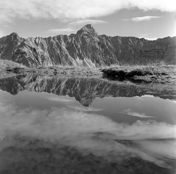 Nebelstimmung am Hochvogel, 1952
