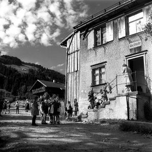 Dorfschule in Bolsterlang, 1951