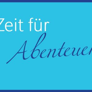 Postkarte "Zeit für Abenteuer"